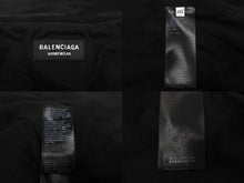 Load image into Gallery viewer, BALENCIAGA バレンシアガ トラック ジャケット truck jacket ベロア 659098 20AW ブラック 黒 サイズ XXS 中古 4c067707