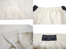 Load image into Gallery viewer, 新品同様 BALENCIAGA バレンシアガ 3B SPORTS ICON トラックスーツパンツ 746510 ホワイト ブルー サイズXXS 中古 4c067708