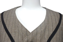 Load image into Gallery viewer, KAPITAL キャピタル ベースボールシャツ baseball shirts K2209LS016 ウール サイズ 2 グレー ブラック 美品 中古 4c067710