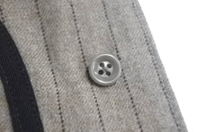 Load image into Gallery viewer, KAPITAL キャピタル ベースボールシャツ baseball shirts K2209LS016 ウール サイズ 2 グレー ブラック 美品 中古 4c067710