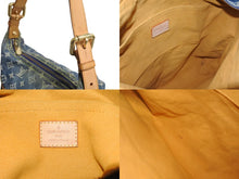 Load image into Gallery viewer, LOUIS VUITTON ルイ ヴィトン バギーGM ショルダーバッグ M95048 モノグラムデニム ブルー ベージュ 美品 中古 4c067722