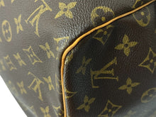 画像をギャラリービューアに読み込む, LOUIS VUITTON ルイヴィトン キーポル55 M41424 ボストンバッグ モノグラムキャンバス ブラウン 美品 中古 4c067723