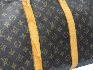 LOUIS VUITTON ルイヴィトン キーポル55 M41424 ボストンバッグ モノグラムキャンバス ブラウン 美品 中古 4c067723