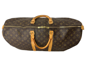 LOUIS VUITTON ルイヴィトン キーポル55 M41424 ボストンバッグ モノグラムキャンバス ブラウン 美品 中古 4c067723