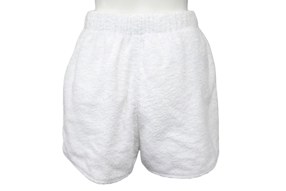 PRADA Prada shorts P292E S212 1ZR3 size 40 triangle logo white cotton pile good used 4c067729