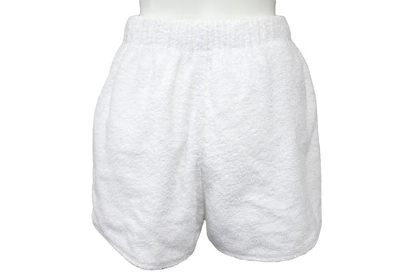 PRADA Prada shorts P292E S212 1ZR3 size 40 triangle logo white cotton pile good used 4c067729