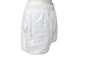 PRADA Prada shorts P292E S212 1ZR3 size 40 triangle logo white cotton pile good used 4c067729