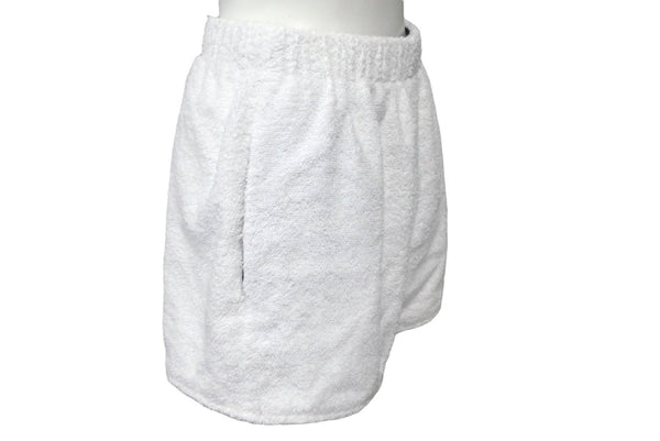 PRADA Prada shorts P292E S212 1ZR3 size 40 triangle logo white cotton pile good used 4c067729