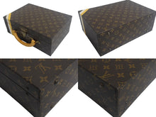 Load image into Gallery viewer, Louis Vuitton ルイヴィトン モンモノグラム ボワット ビジュージュエリーケース ブラウン PVCコーティングキャンバス 美品 中古 4c067733