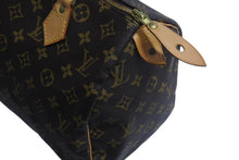 画像をギャラリービューアに読み込む, LOUIS VUITTON ルイヴィトン スピーディ30 ハンドバッグ M41526 旧型 モノグラム PVC レザー ゴールド金具 ブラウン 美品 中古 4c067734