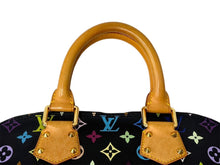 画像をギャラリービューアに読み込む, LOUIS VUITTON ルイヴィトン モノグラムマルチカラー アルマ ハンドバッグ M92646 ゴールド金具 ブラック 美品 中古 4c067737