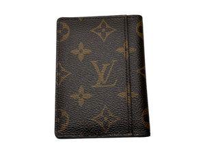 Louis Vuitton ルイヴィトン モノグラム ポルトカルト・パス ヴェルティカル ブラウン パスケース カードケース M66541 美品 中古 4c067741