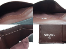 画像をギャラリービューアに読み込む, CHANEL シャネル クラシック スモール フラップ ウォレット 三つ折り財布 31番台 キャビアスキン ブラック 美品 中古 4c067745
