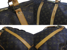 Load image into Gallery viewer, Louis Vuitton ルイヴィトン キーポルバンドリエール55 ボストンバッグ M41414 ブラウン PVCコーティングキャンバス 中古 4c067748