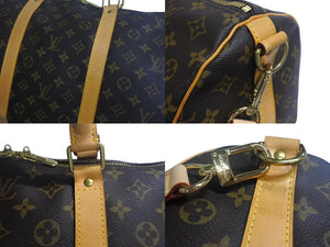 LOUIS VUITTON ルイヴィトン キーポルバンドリエール60 ボストンバッグ M41412 モノグラムキャンバス ブラウン 美品 中古 4c067749