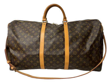 LOUIS VUITTON ルイヴィトン キーポルバンドリエール60 ボストンバッグ M41412 モノグラムキャンバス ブラウン 中古 4c067750