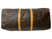 画像をギャラリービューアに読み込む, LOUIS VUITTON ルイヴィトン キーポルバンドリエール60 ボストンバッグ M41412 モノグラムキャンバス ブラウン 中古 4c067750