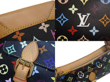 Load image into Gallery viewer, LOUIS VUITTON ルイヴィトン モノグラムマルチカラー エライザ ワンショルダーバッグ M40099 ブラック 村上隆 ゴールド金具 美品 中古 4c067753