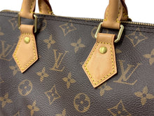 画像をギャラリービューアに読み込む, LOUIS VUITTON ルイヴィトン モノグラム スピーディ25 ハンドバッグ M41109 ブラウン ロゴ 手持ち 美品 中古 4c067755
