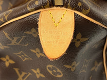 画像をギャラリービューアに読み込む, LOUIS VUITTON ルイヴィトン モノグラム スピーディ25 ハンドバッグ M41109 ブラウン ロゴ 手持ち 美品 中古 4c067755
