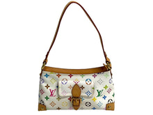 画像をギャラリービューアに読み込む, LOUIS VUITTON ルイヴィトン モノグラムマルチカラー エライザ ショルダーバッグ M40098 村上隆 ホワイト 美品 中古 4c067758