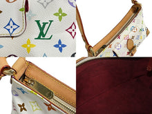 画像をギャラリービューアに読み込む, LOUIS VUITTON ルイヴィトン モノグラムマルチカラー エライザ ショルダーバッグ M40098 村上隆 ホワイト 美品 中古 4c067758