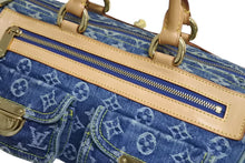 画像をギャラリービューアに読み込む, LOUIS VUITTON ルイヴィトン ハンドバッグ ネオスピーディ M95019 モノグラムデニム ゴールド金具 美品 中古 4c067762