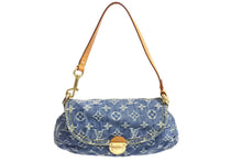 画像をギャラリービューアに読み込む, Louis Vuitton ルイヴィトン モノグラムデニム ミニプリーティ ショルダーバッグ M95050 美品 中古 4c067766