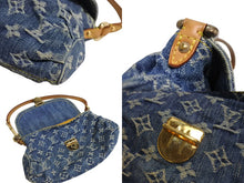 画像をギャラリービューアに読み込む, Louis Vuitton ルイヴィトン モノグラムデニム ミニプリーティ ショルダーバッグ M95050 美品 中古 4c067766