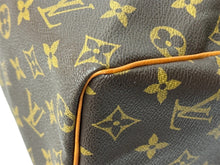 画像をギャラリービューアに読み込む, LOUIS VUITTON ルイヴィトン スピーディ25 ハンドバッグ M41109 旧型 モノグラム PVC レザー ゴールド金具 ブラウン 美品 中古 4c067767
