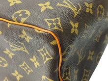 画像をギャラリービューアに読み込む, LOUIS VUITTON ルイヴィトン スピーディ25 ハンドバッグ M41109 旧型 モノグラム PVC レザー ゴールド金具 ブラウン 美品 中古 4c067767
