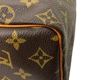 画像をギャラリービューアに読み込む, LOUIS VUITTON ルイヴィトン スピーディ25 ハンドバッグ M41109 旧型 モノグラム PVC レザー ゴールド金具 ブラウン 美品 中古 4c067767