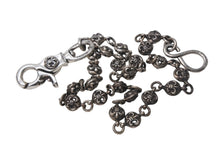 画像をギャラリービューアに読み込む, CHROME HEARTS クロムハーツ 1クリップロング #2BSフレアボール ウォレットチェーン シルバー シルバー925 美品 中古 4c067811