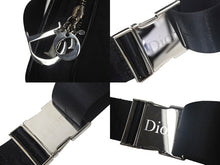 Load image into Gallery viewer, 極美品 Christian Dior クリスチャンディオール トロッター ウェストポーチ ブラック キャンバス シルバー金具 中古 4c066632