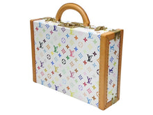 画像をギャラリービューアに読み込む, 極美品 LOUIS VUITTON ルイヴィトン プレジデント クラソール トランク AAS48326 モノグラムマルチカラー スペシャルオーダー 村上隆 中古 4c067819