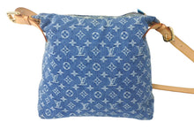 画像をギャラリービューアに読み込む, 新品未使用 LOUIS VUITTON ルイ ヴィトン バギーGM ショルダーバッグ M95048 モノグラムデニム ブルー ベージュ 中古 4c067820