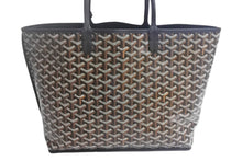 画像をギャラリービューアに読み込む, 新品未使用 GOYARD ゴヤール アンジュPM トートバッグ PVC レザー ヘリンボーン ブラック 中古 4c067829
