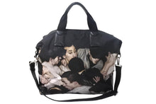 画像をギャラリービューアに読み込む, Dior homme ディオールオム 2WAYバッグ トートバッグ ショルダーバック 総柄 DAN WITZ ダン・ウィッツ モッシュピット 美品 中古 4c067831