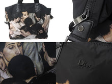 画像をギャラリービューアに読み込む, Dior homme ディオールオム 2WAYバッグ トートバッグ ショルダーバック 総柄 DAN WITZ ダン・ウィッツ モッシュピット 美品 中古 4c067831