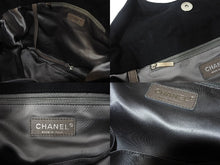 Load image into Gallery viewer, CHANEL シャネル 2Way チェーンショルダーバッグ ココマーク 12番台 ムートン レザー ブラック シルバー金具 美品 中古 4c067848