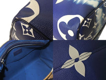 画像をギャラリービューアに読み込む, LOUIS VUITTON ルイヴィトン 2WAYバッグ スピーディー バンドリエール 30 LVエスカル ブルー ボストンバッグ シルバー金具 M45146 美品 中古 4c067849