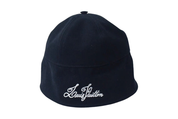 New unused item LouisVuitton Sailor hat hat M7499L Made in Italy Cotton Black White Used 4c067858