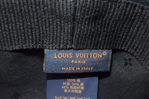 New unused item LouisVuitton Sailor hat hat M7499L Made in Italy Cotton Black White Used 4c067858