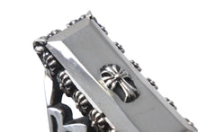 画像をギャラリービューアに読み込む, 新品未使用 CHROME HEARTS クロムハーツ RECT CRS SIDE カクテルリング 指輪 CHクロス サイズ17.5号 重量38.8g 2014刻印 シルバー925 中古 4c067864