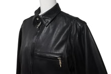 画像をギャラリービューアに読み込む, CHROME HEARTS クロムハーツ ライダース 2225-304-0351 ブラック Sサイズ パーツ破損あり 中古 4c067872