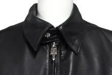 画像をギャラリービューアに読み込む, CHROME HEARTS クロムハーツ ライダース 2225-304-0351 ブラック Sサイズ パーツ破損あり 中古 4c067872