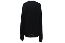 画像をギャラリービューアに読み込む, CHROME HEARTS クロムハーツ 長袖シャツ ロンT 2212 304 0226 サイズS コットン ブラック ホワイト 良品 中古 4c067882