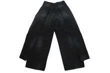 画像をギャラリービューアに読み込む, BALENCIAGA バレンシアガ デニムパンツ 23AW DOUBLE TROUSERS 767983 XSサイズ ブラック 美品 中古 4c067885