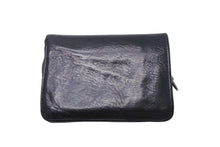 画像をギャラリービューアに読み込む, CHROME HEARTS クロムハーツ ジョーイスクロールウォレット 二つ折り財布 2246 304 0153 0900 レザー ブラック 美品 中古 4c067889