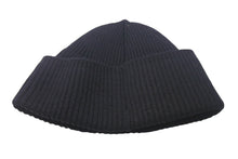 画像をギャラリービューアに読み込む, CHROME HEARTS クロムハーツ ビーニー ニット帽 クロスパッチ カシミヤ ブラック 美品 中古 4c067891